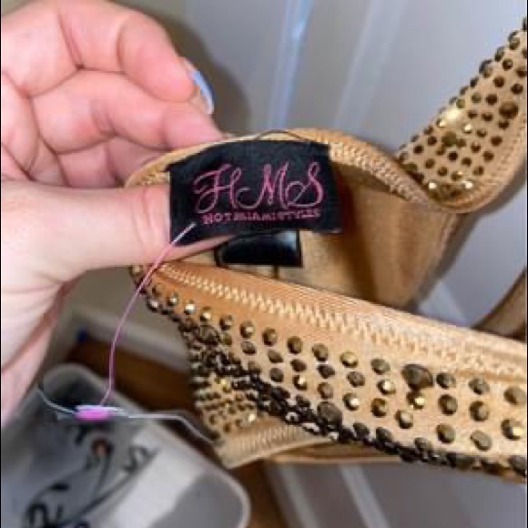 Hot Miami Style Crystal Swimsuit - Picture 4 of 5